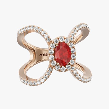 Jill Oval Ruby Jewelry Ring